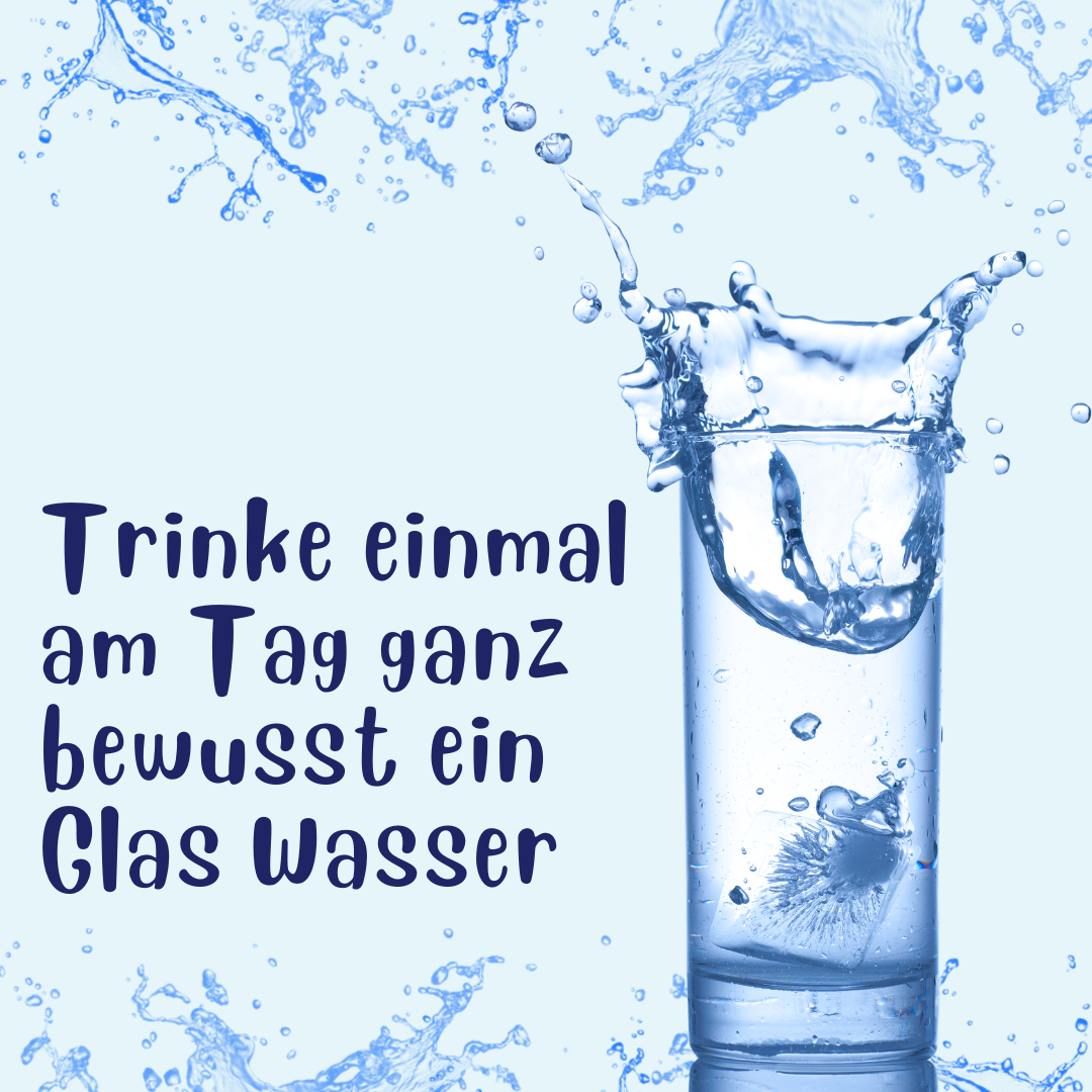 Glas Wasser